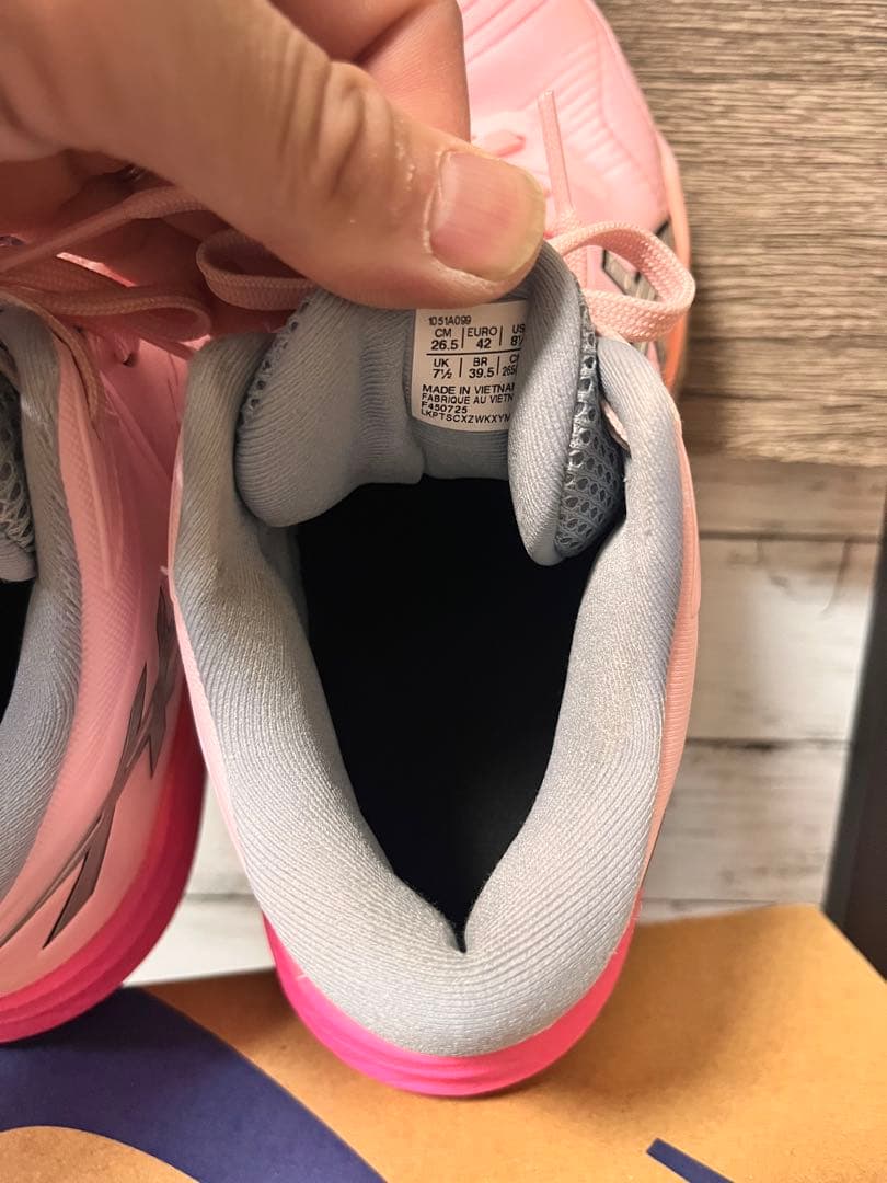 ASICS SKY ELITEバレーボールシューズ ピンク 高橋藍 26.5cm - メルカリ