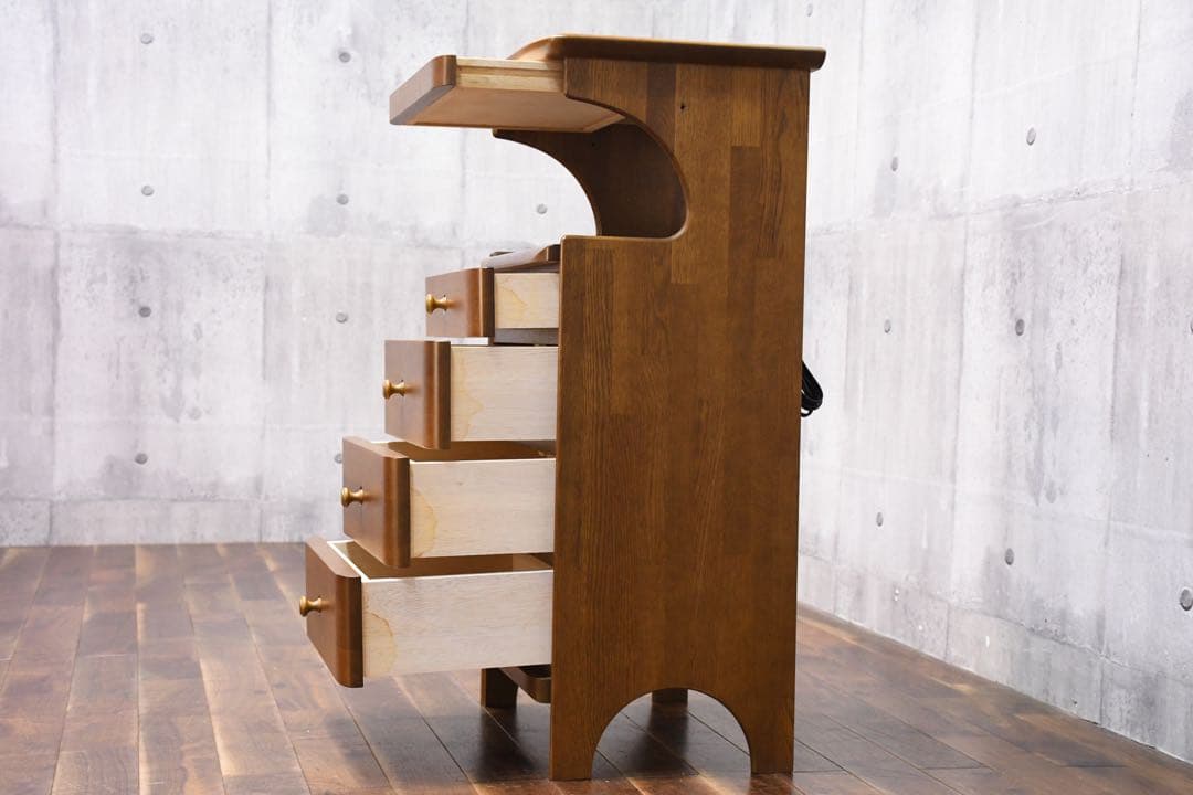 KHIMTI-ECK86 マルニ木工 サイドキャビネット 電話台 飾り台 サイド