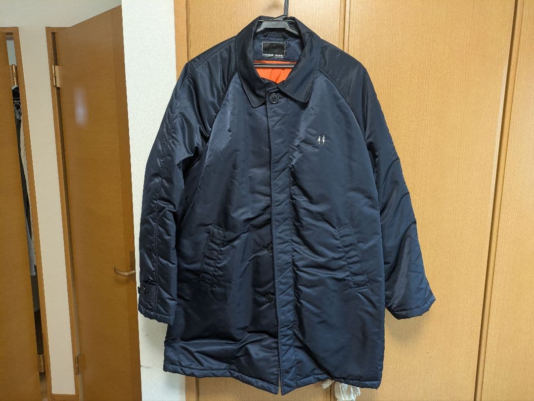 【最終】NUMBER (N)INE ナンバーナイン ステンカラーコート サイズ3 NUMBER (N)INE（ナンバーナイン）の「PRIMALOFT STAND FALL COLLAR