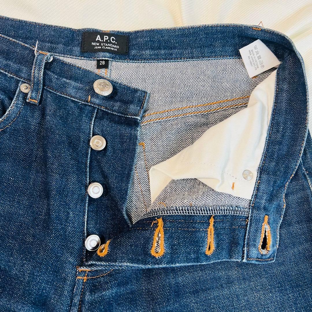 A.P.C. NEW STANDARD セルビッチデニム W28 赤耳 濃紺 - メルカリ
