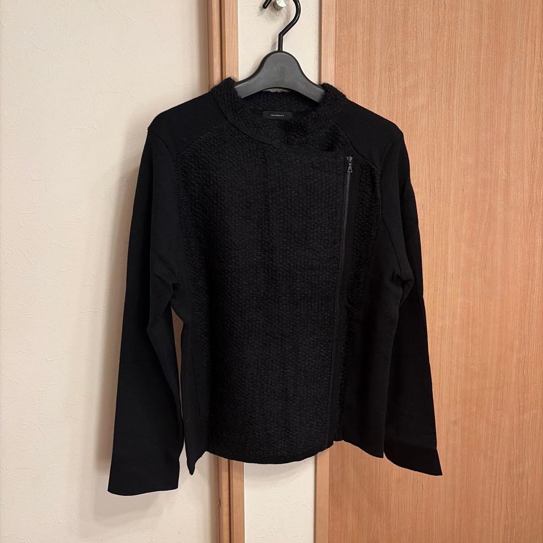 ギャバジンkt 大きいサイズ　46 ニット アウター　ジップアップ　ブラック ギャバジンK.T (Gabardine K.T)公式通販｜ファイブフォックス