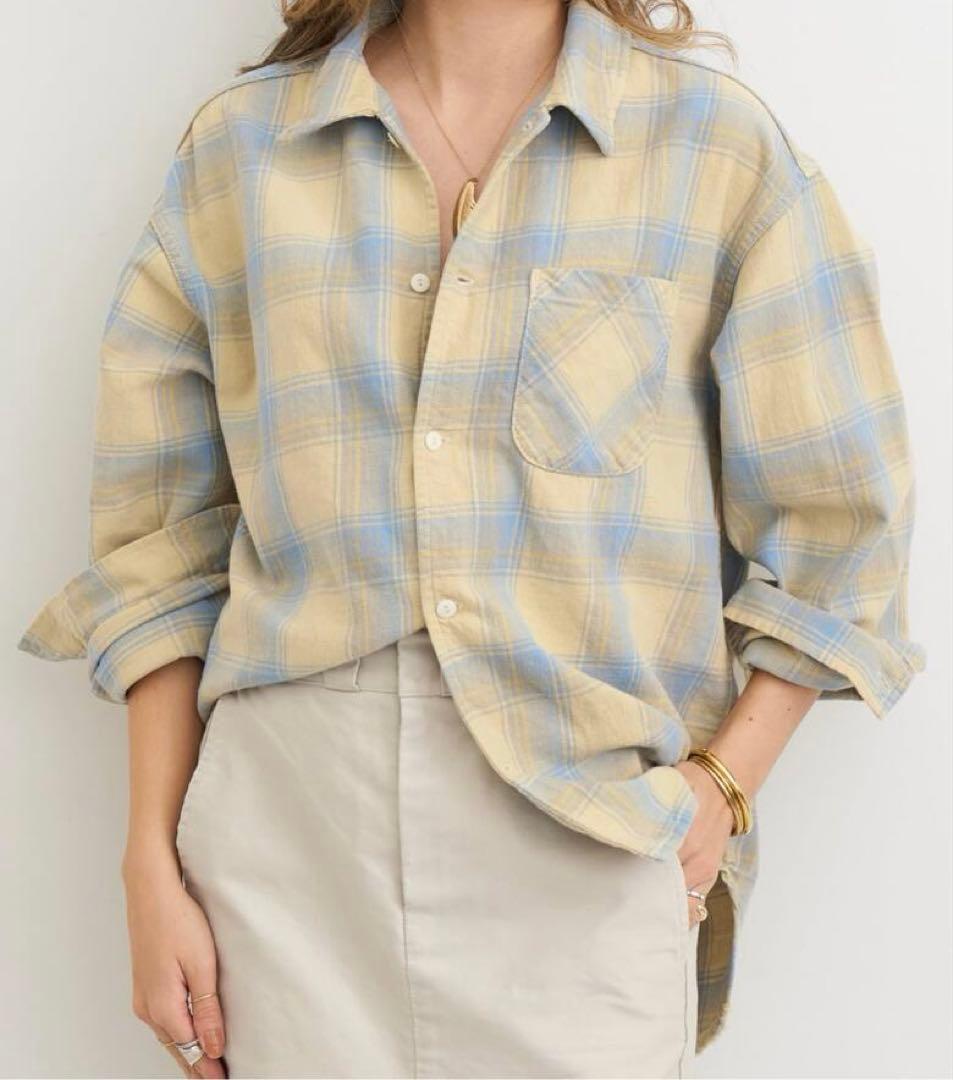 新品★【REMI RELIEF】 VINTAGE CHECK SHIRTS REMI RELIEF/レミ レリーフ】 VINTAGE CHECK SHIRTS（シャツ／ブラウス