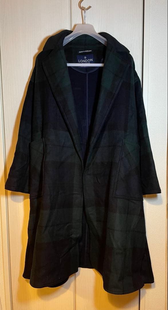 london tradition ガウンコート　ウールコート チェック　緑　36 楽天市場】LONDON TRADITIONAW レディース ロングダッフルコート M-11