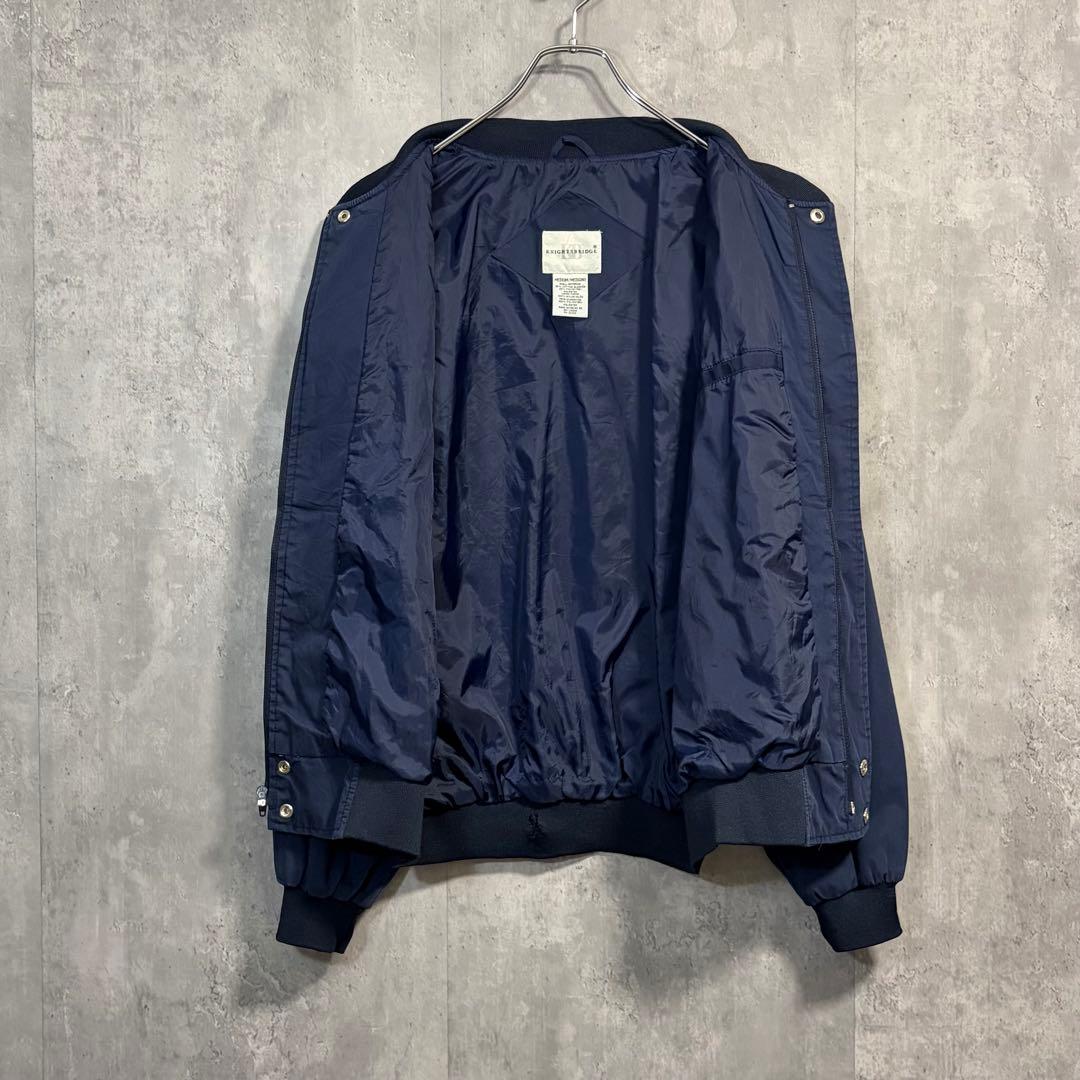 KNIGHTSBRIDGEダービージャケットMネイビー90s短丈ブルゾン - メルカリ