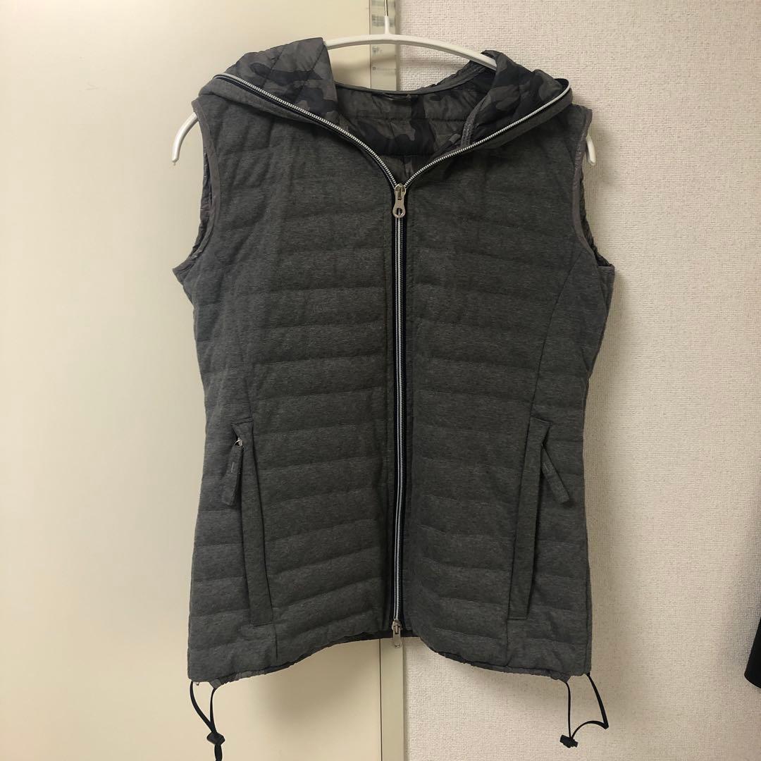 【値下げ！】デュベティカ　ライトダウンベスト グレー フード付き 楽天市場】【SALE品交換・返品不可】デュベティカ レディース ダウン