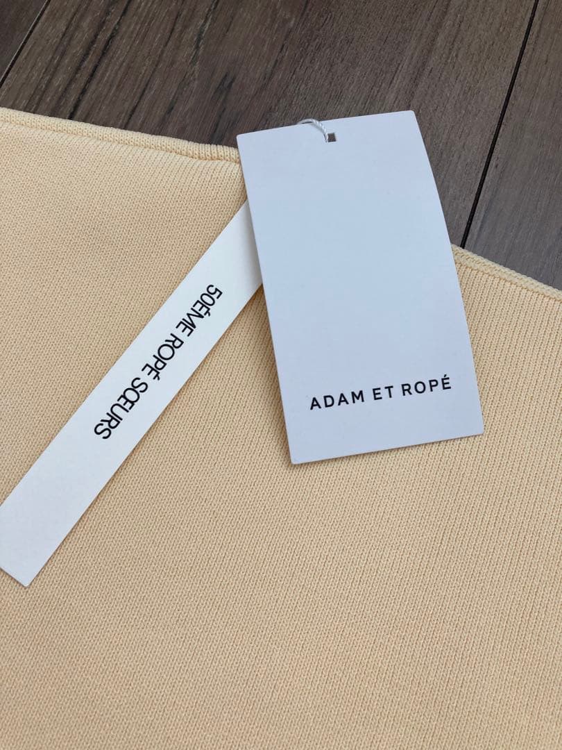 新品タグ付 ADAM ET ROPé サイドスリットアシンメトリープルオーバー