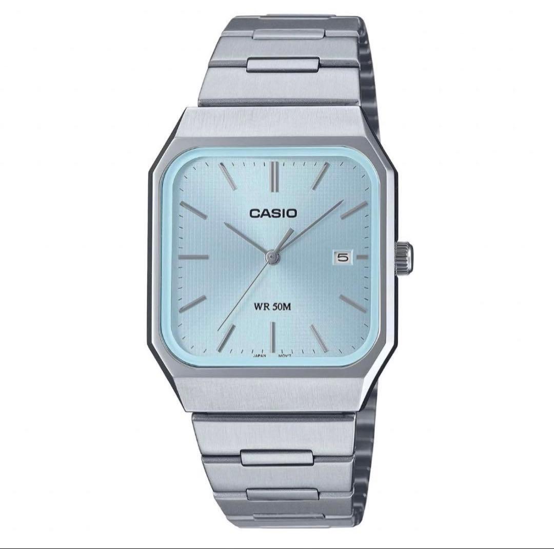 CASIO MTP-B185D (アイスブルー) CASIO MTP-B185D-2A2 腕時計 時計 ブランド メンズ レディース チープ