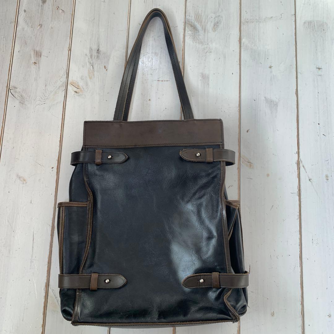 おかか*無言取引専用　ヨウジヤマモトYOHJI YAMAMOTO Y‘s レザ− おかか*無言取引専用 ヨウジヤマモトYOHJI YAMAMOTO Y's レザ− - メルカリ