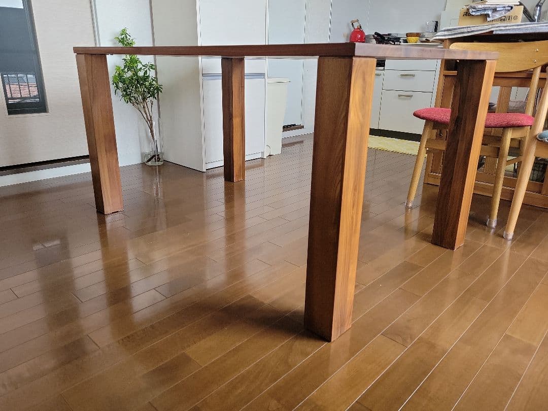 CRASHGATE デン ダイニングテーブル ウォールナット W1350 - メルカリ