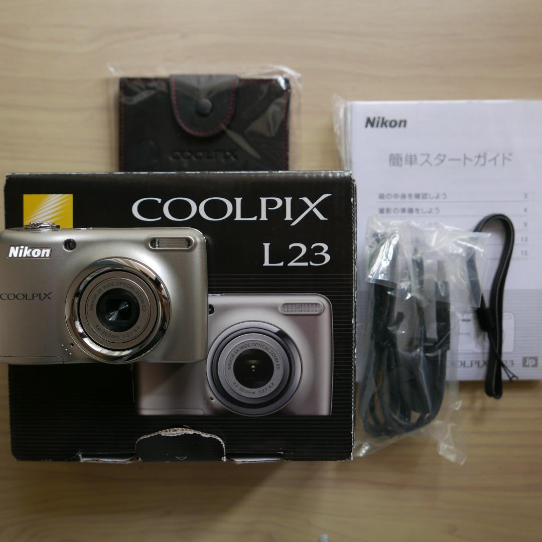 【動作確認済】Nikon COOLPIX L23 シルバー 乾電池対応 コンデジ 実写美⭕️美品【動作確認済】Nikon COOLPIX L23 シルバー - メルカリ