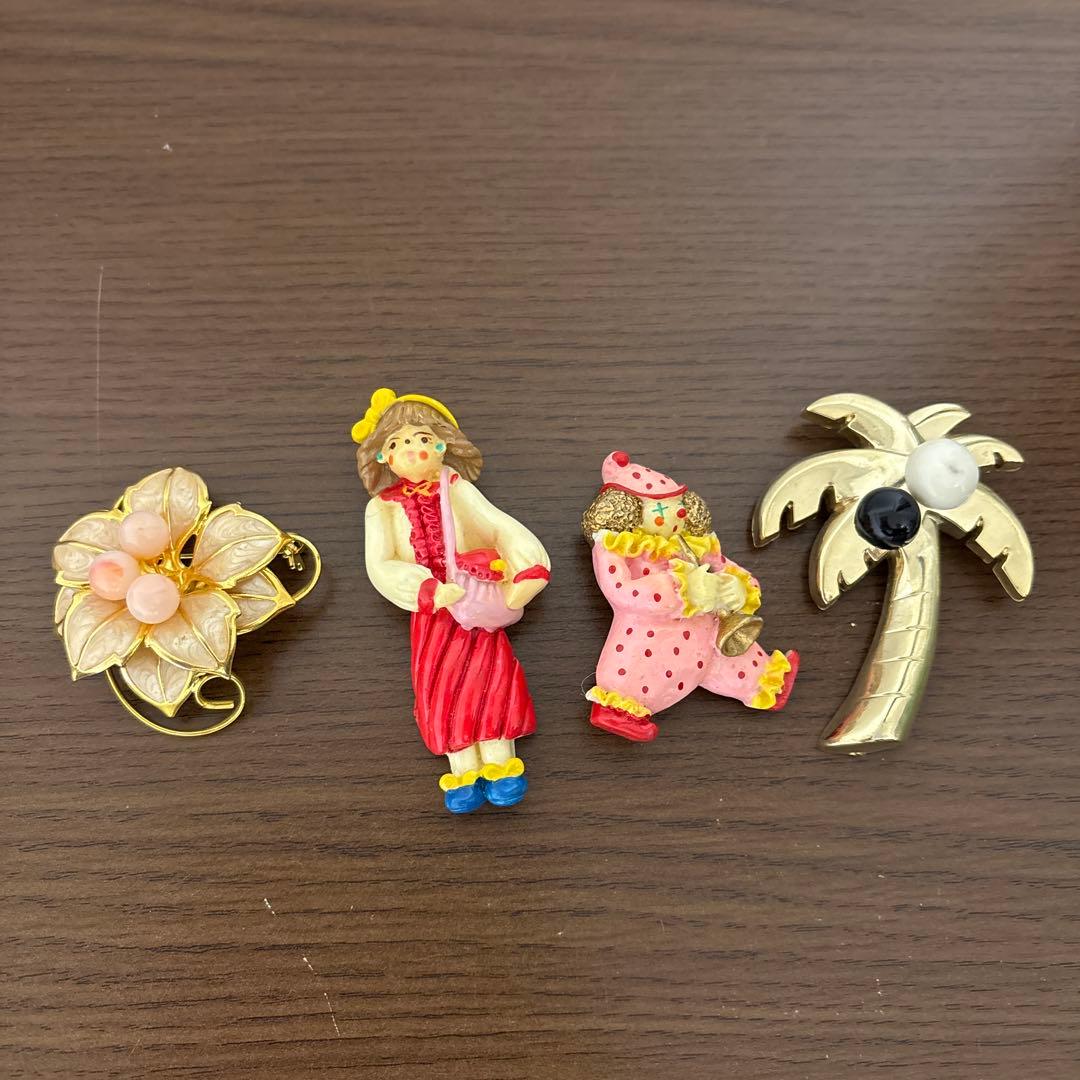 昭和レトロ ブローチ セット ヴィンテージ - メルカリ