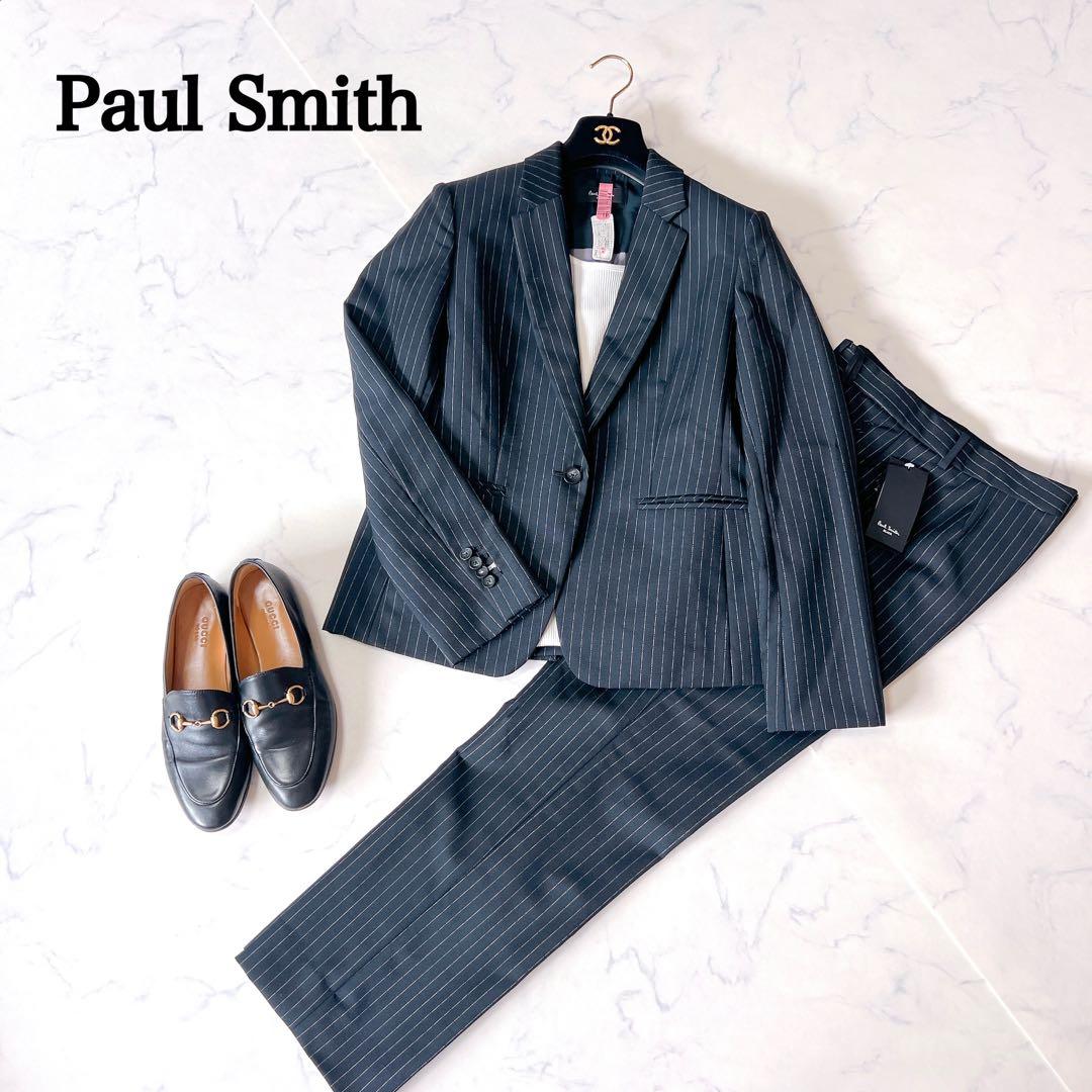 美品】ポールスミス スーツ・セットアップ ストライプ L 黒