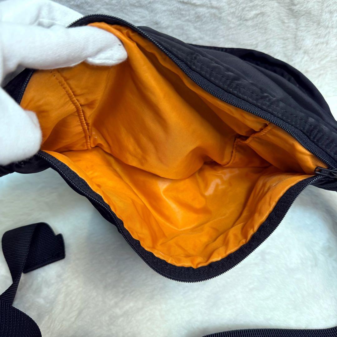 極美品】ポーター タンカー ウエストバッグ ウエストポーチ ブラック