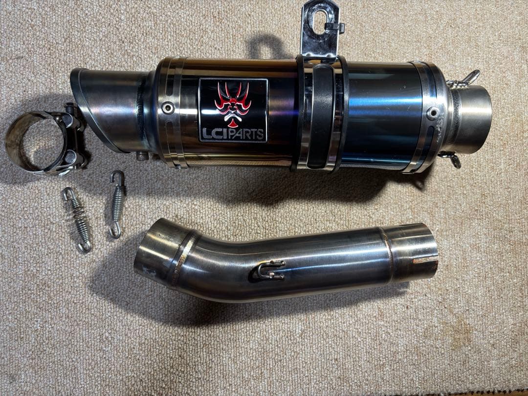 LCI PARTS チタンマフラー CB400SF,CB400SB(nc42) K-FACTORY ONLINE SHOP / FRC チタン スリップオン 1本出し (CB400