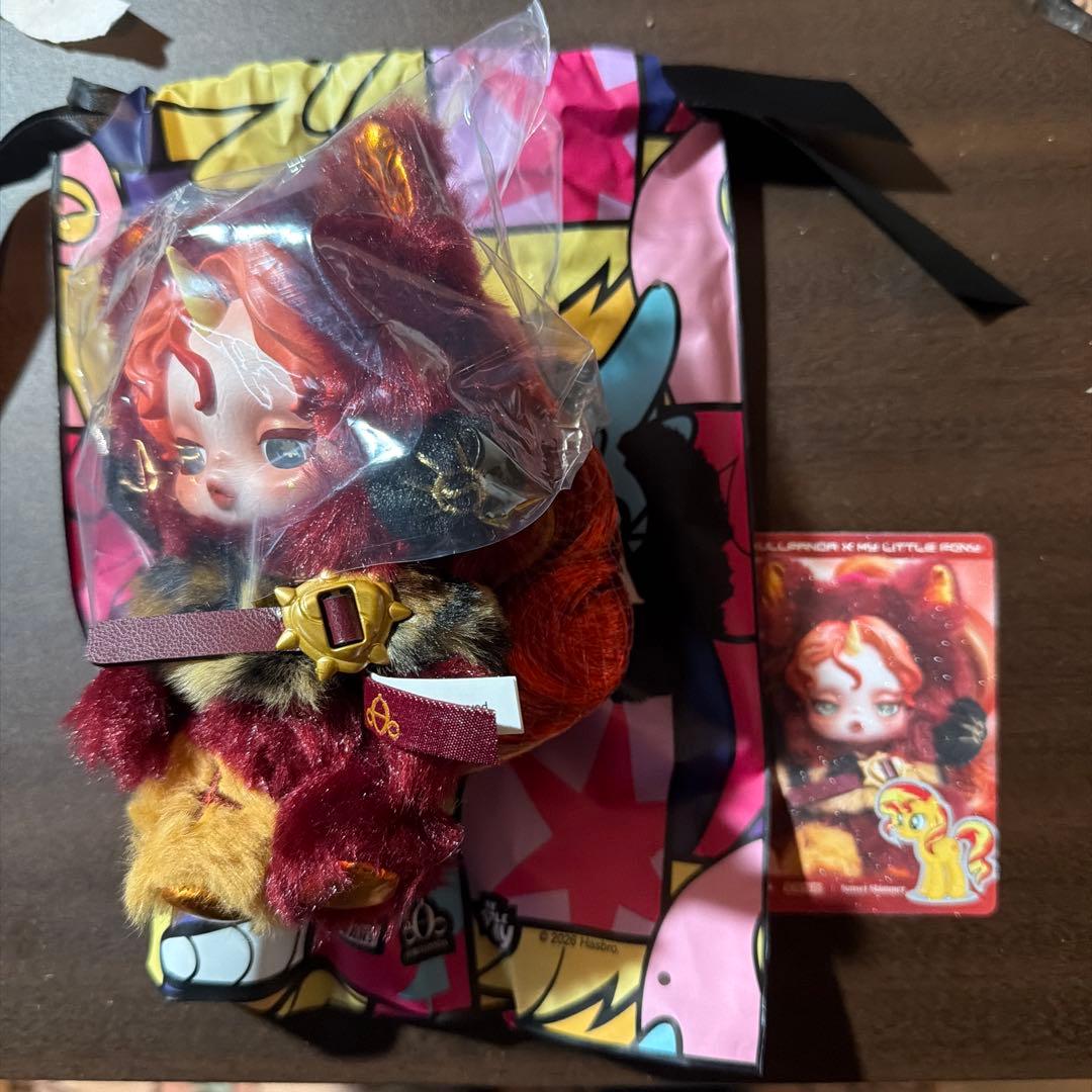 スカルパンダ　マイリトルポニー シークレット　sunsetshimmer SKULLPANDA x My Little Pony シークレット Sunset shimmer (赤