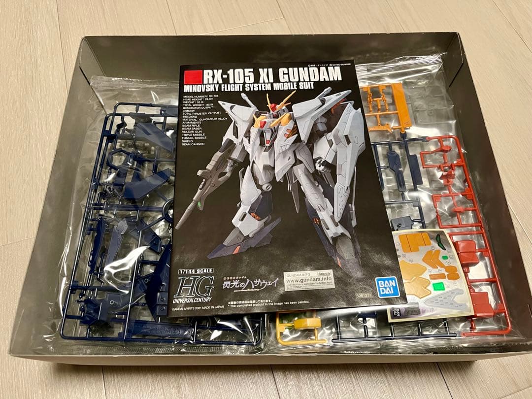 閃光のハサウェイRX-105 XI GUNDAM 1/144 クスィーガンダム - メルカリ