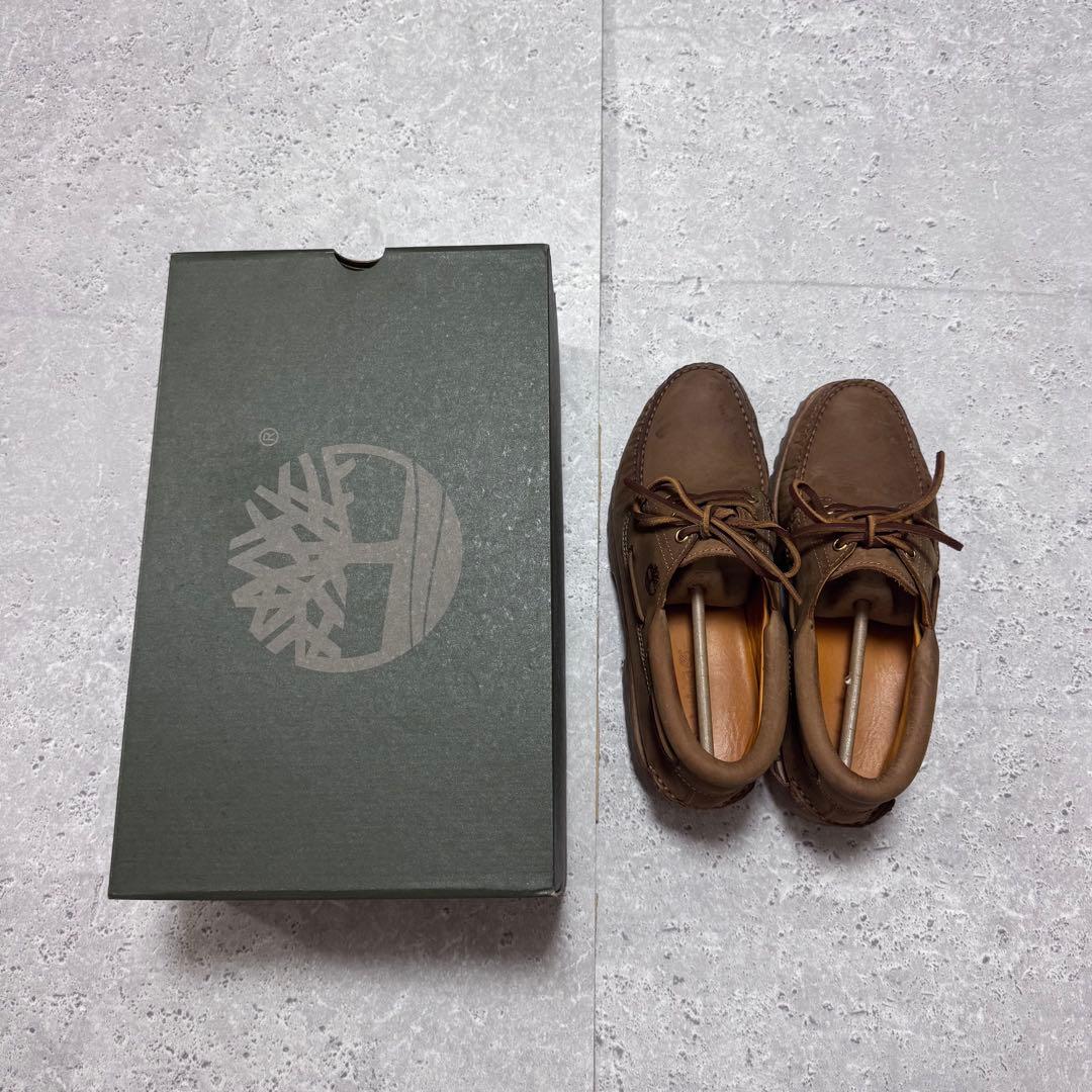 【定番】 ティンバーランド モカシンシューズ スリーアイ ブラウン 26cm Timberland ティンバーランド 3eye クラシックラグ ブラウン 26cm