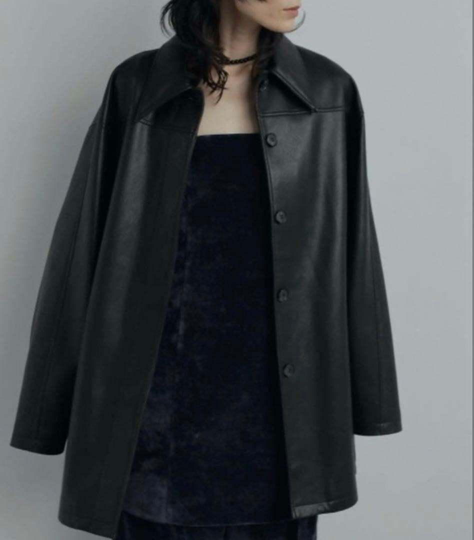 anuke Ecoleather Over Jacket ブラック　今期商品新品 anuke（アンヌーク） Ecoleather Over Jacket 即納 : RAPTURE - 通販