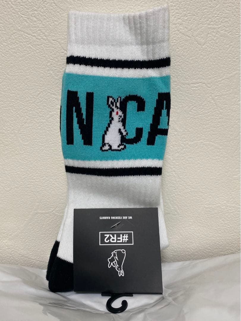 沖縄限定 FR2月桃 靴下 ソックス FR2 ターコイズブルー 刺繍 - メルカリ