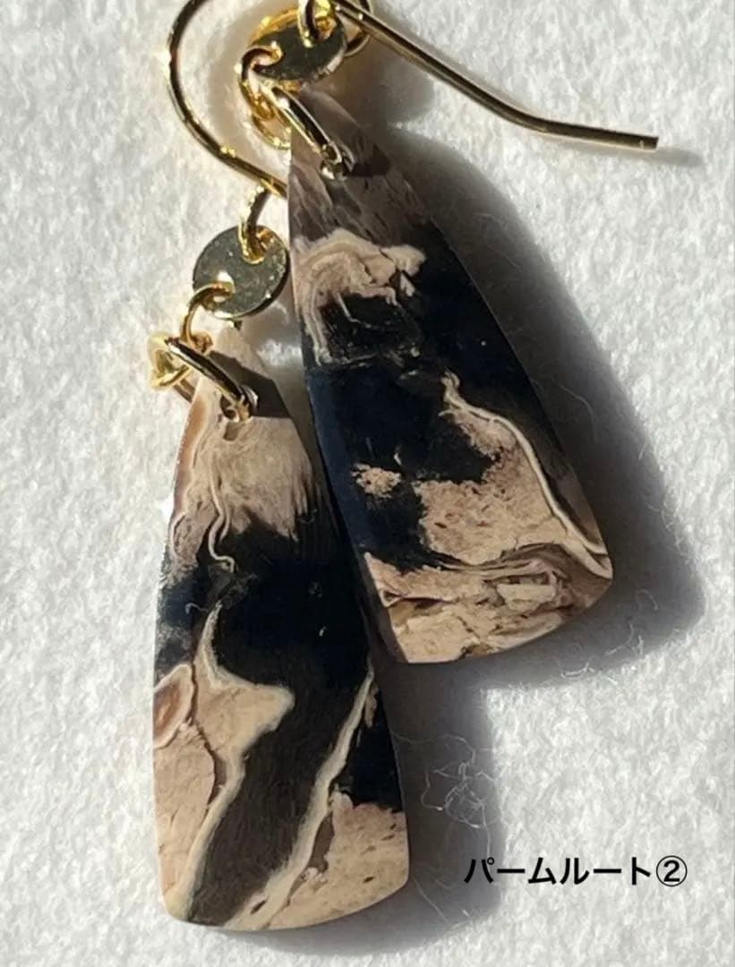 maumaumau 様専用 14kgf レッドモスアゲートピアス