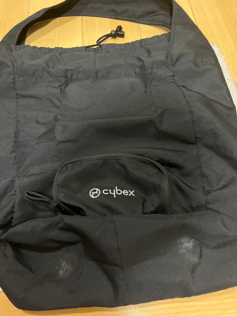 Cybex ベビーカー用シート ネイビー ストライプ