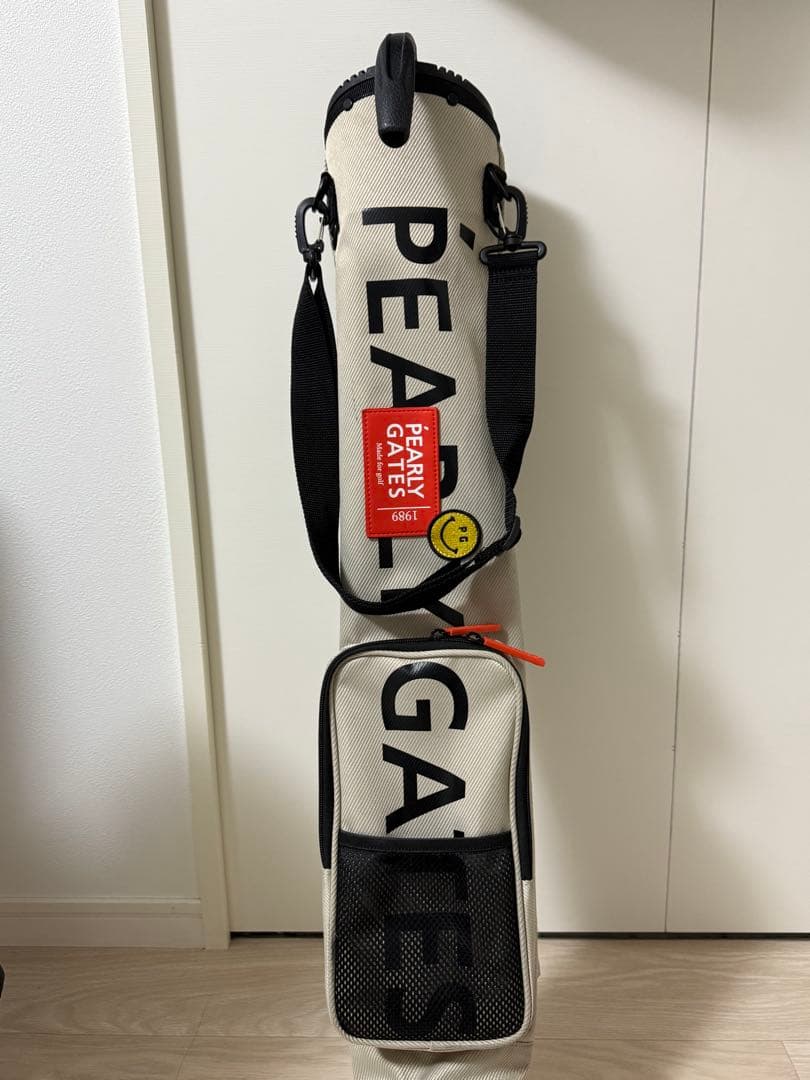 PEARLY GATES キャディバッグ ベージュ 新品正規品 パーリーゲイツ 軽量 スタンド キャディバッグ 高性能高