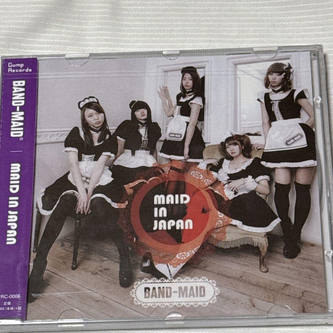 新品未開封BAND-MAID 1stアルバム MAID IN JAPAN 初回盤 Rare! BAND-MAID CD Album MAID IN JAPAN Used Indies Label Miku