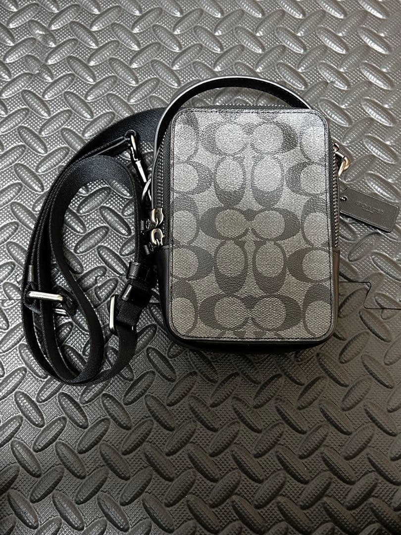 COACH ショルダーバッグ ブラック 晶昭さん専用 コーチ COACH ショルダーバッグ スムースカーフレザー SATCHEL