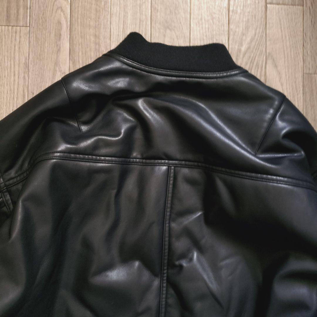 極美品 PRANK PROJECT フェイクレザーMA-1 - メルカリ