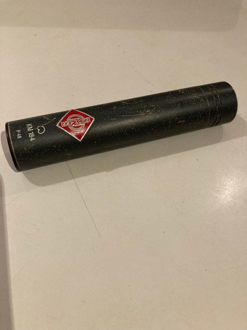 山*本様 Neumann KM 184 コンデンサーマイク　ジャンク品 NEUMANN KM184 mt Stereo set (単一指向性)(ブラック)(国内正規品・3年
