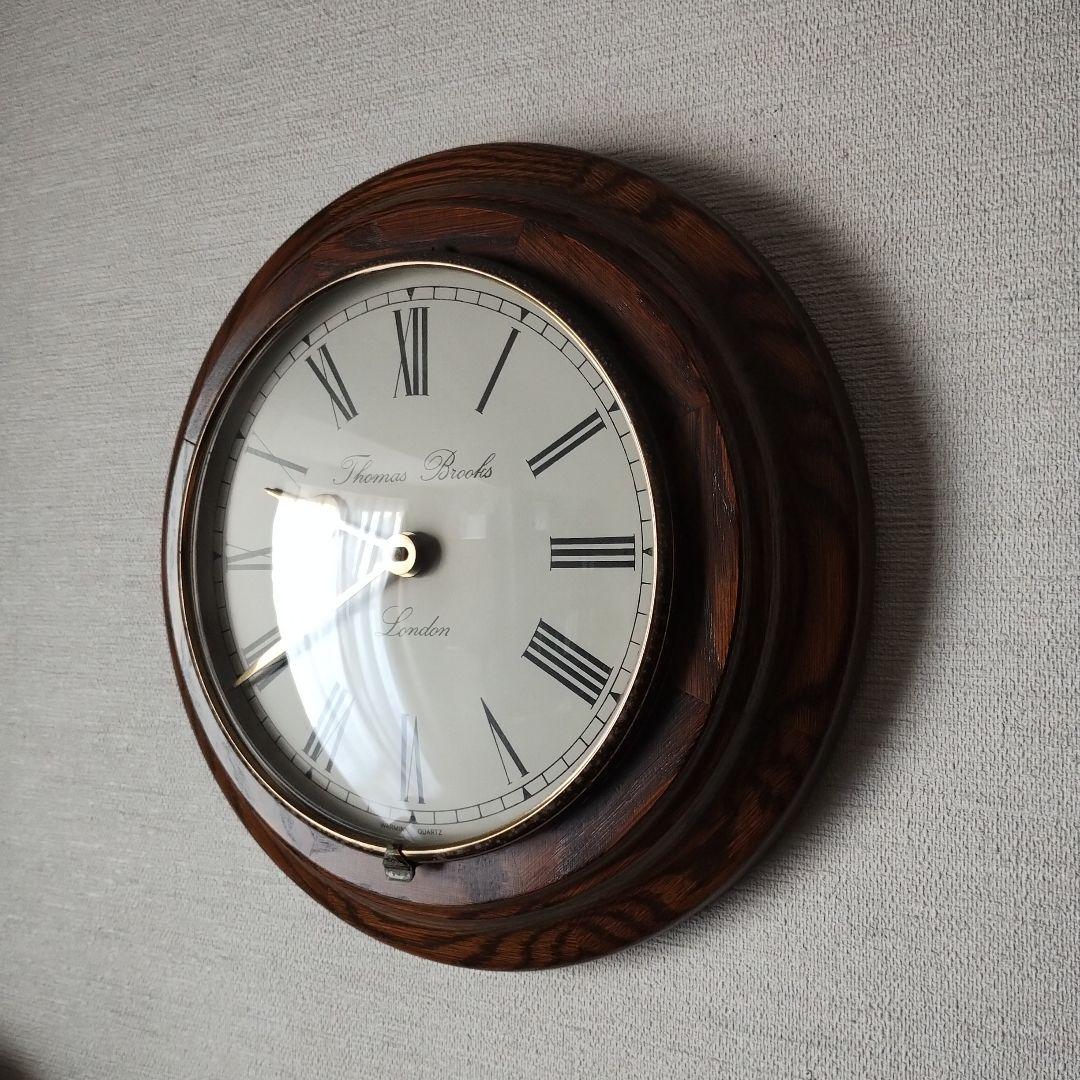 星*様 THOMAS BROOKS LONDON 掛時計 クォーツムーブメント