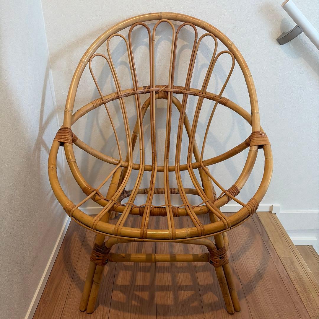 カイさま専用　ウニコ　カージュ　 ラタン製オープンチェア カイさま専用 ウニコ カージュ ラタン製オープンチェア - メルカリ