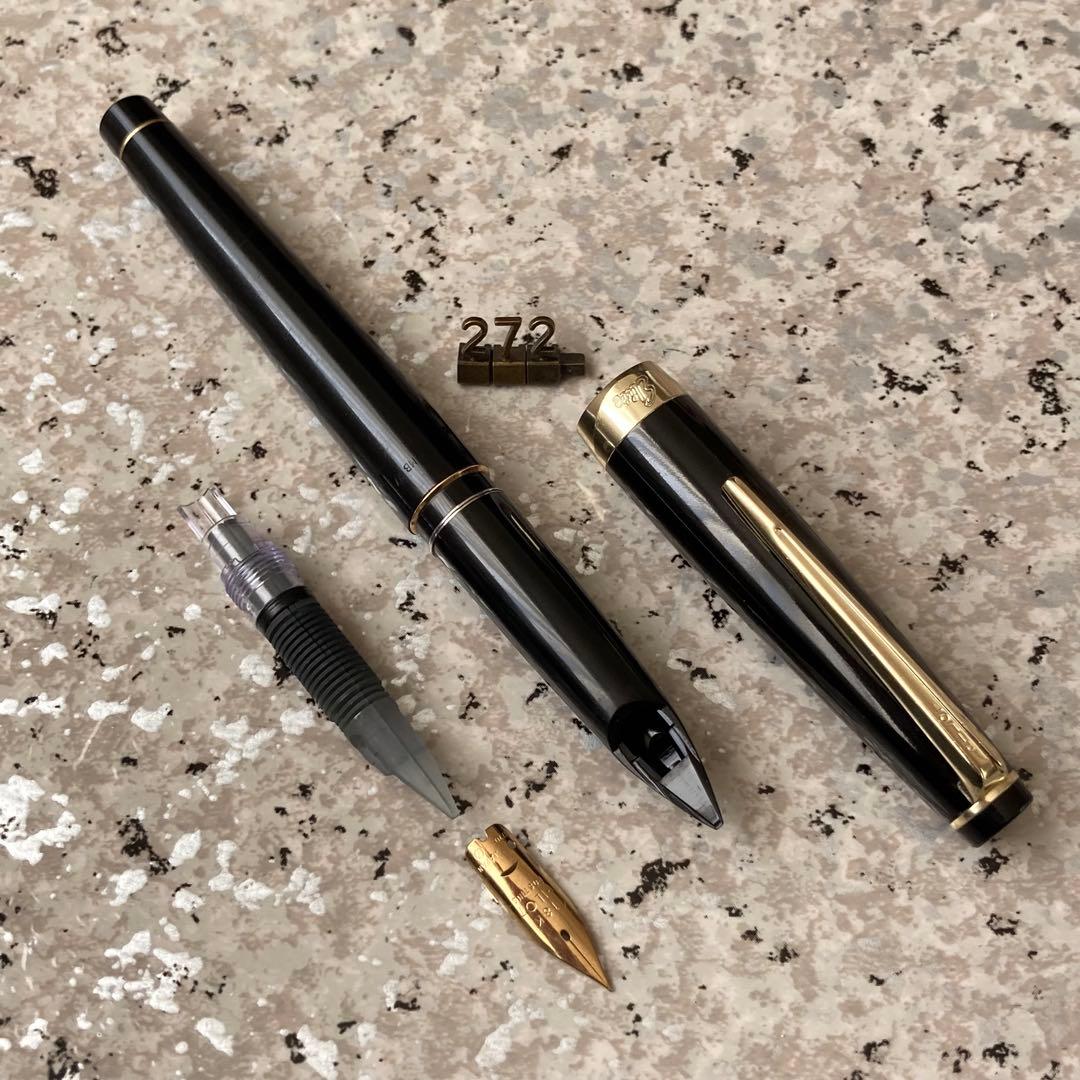 272 オーバーホール済み 万年筆 PILOT Elite エリート 18k - メルカリ