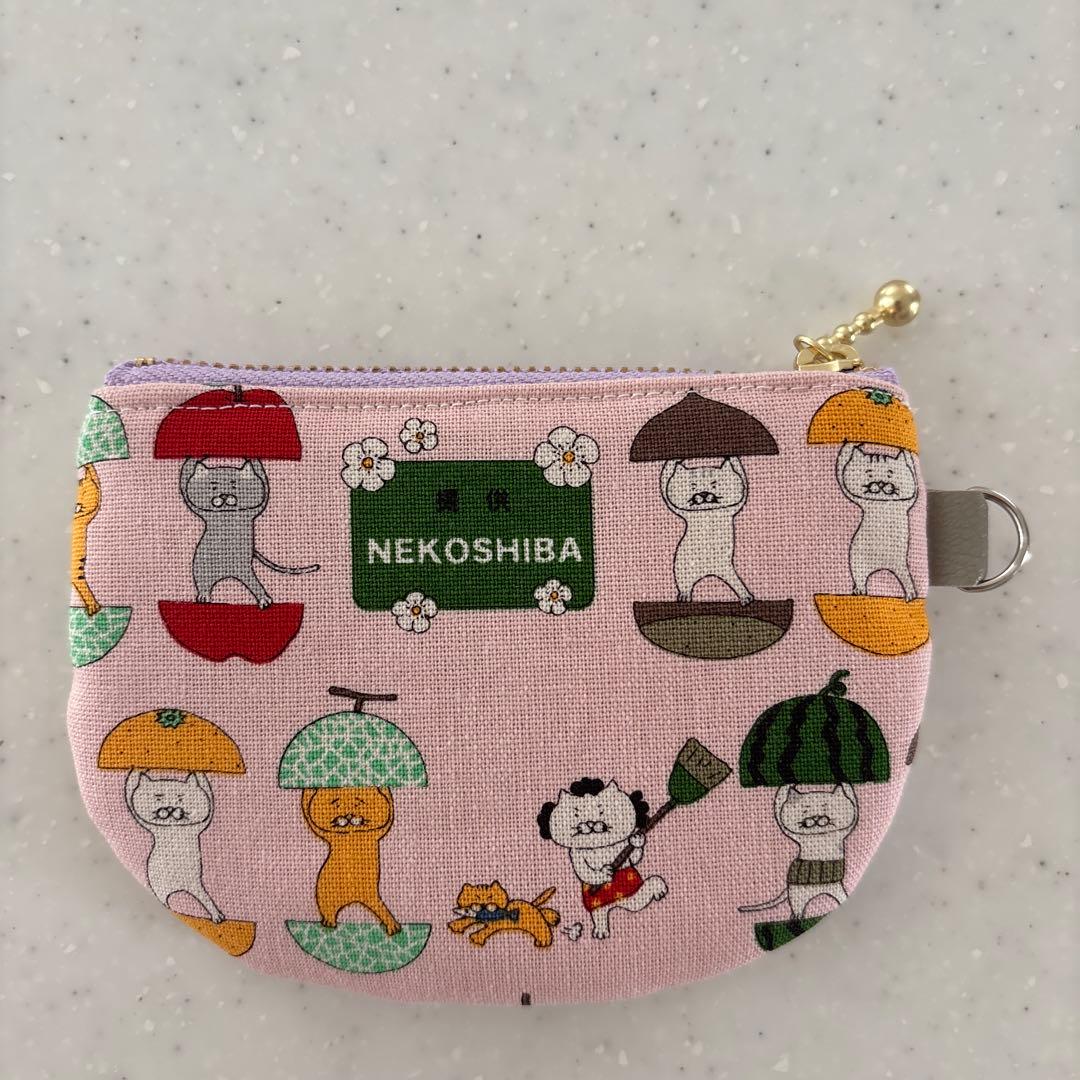 感謝価格 SALE 猫柄 10cmファスナーポーチ 人気 小銭入れ ハンドメイド