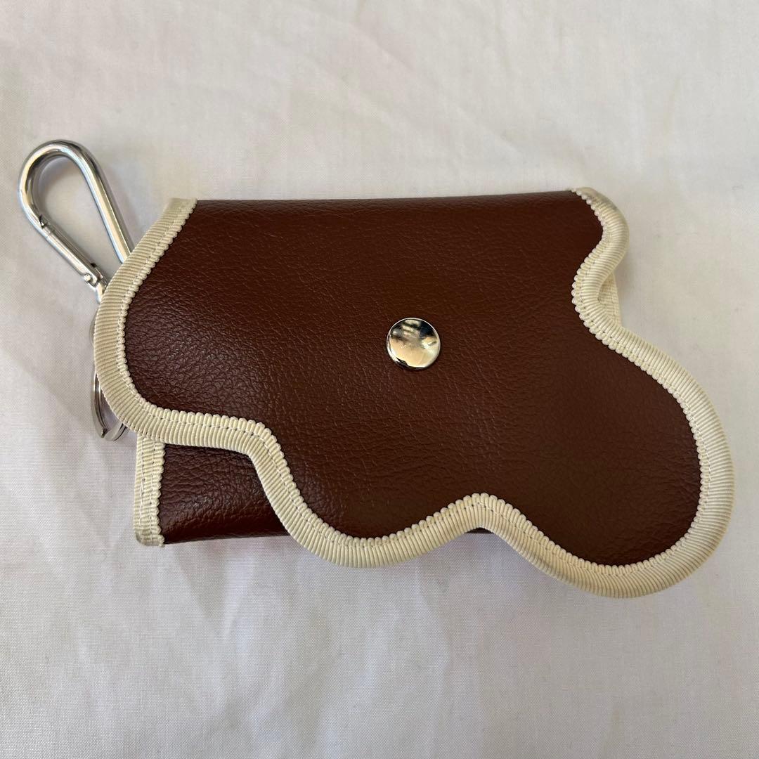 norienomoto broken wave purse ブラウン　ピンク norienomoto broken wave purse ブラウン ピンク - メルカリ