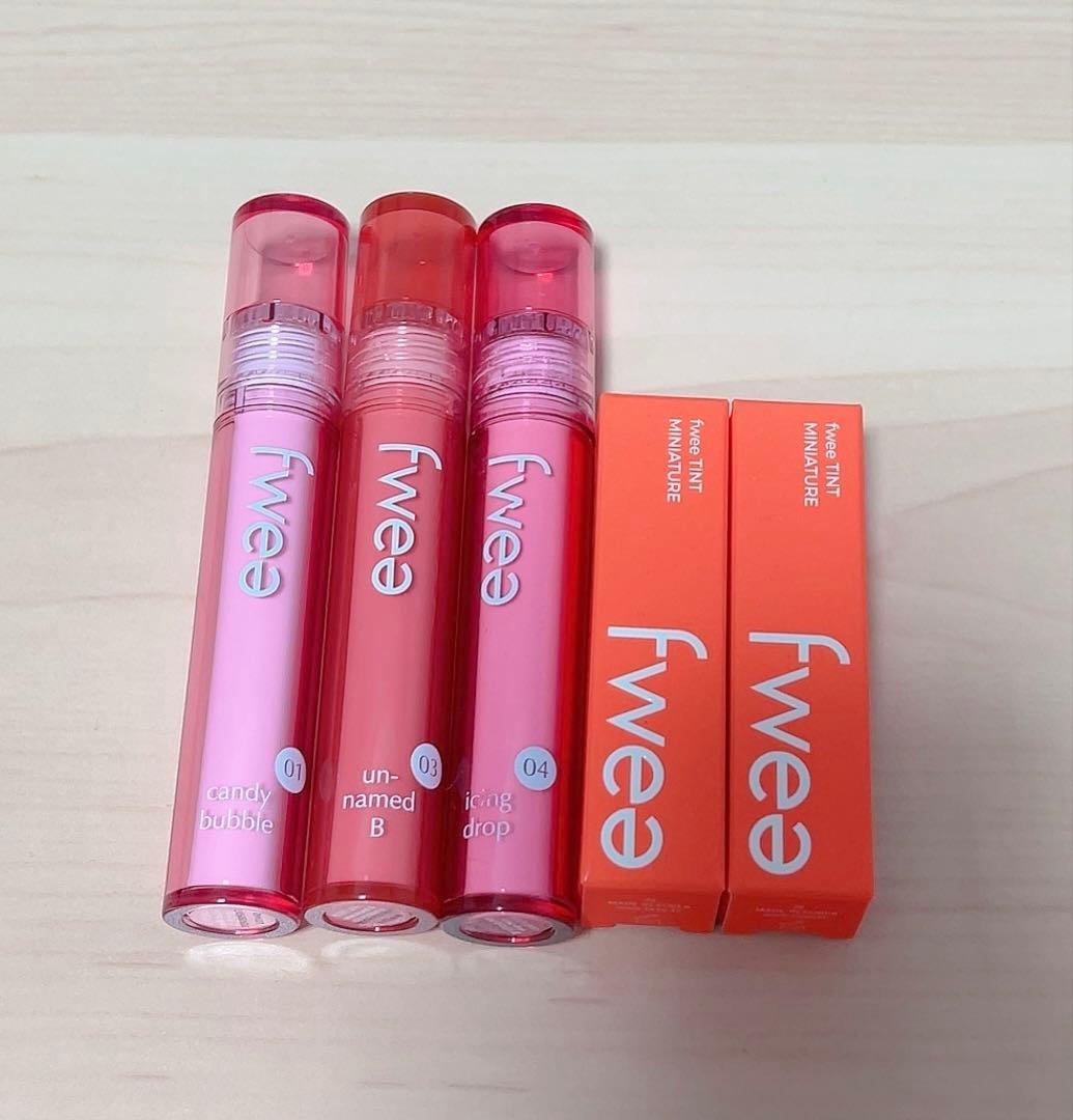 fwee リップ3本セット+おまけマットリップ2本 - メルカリ