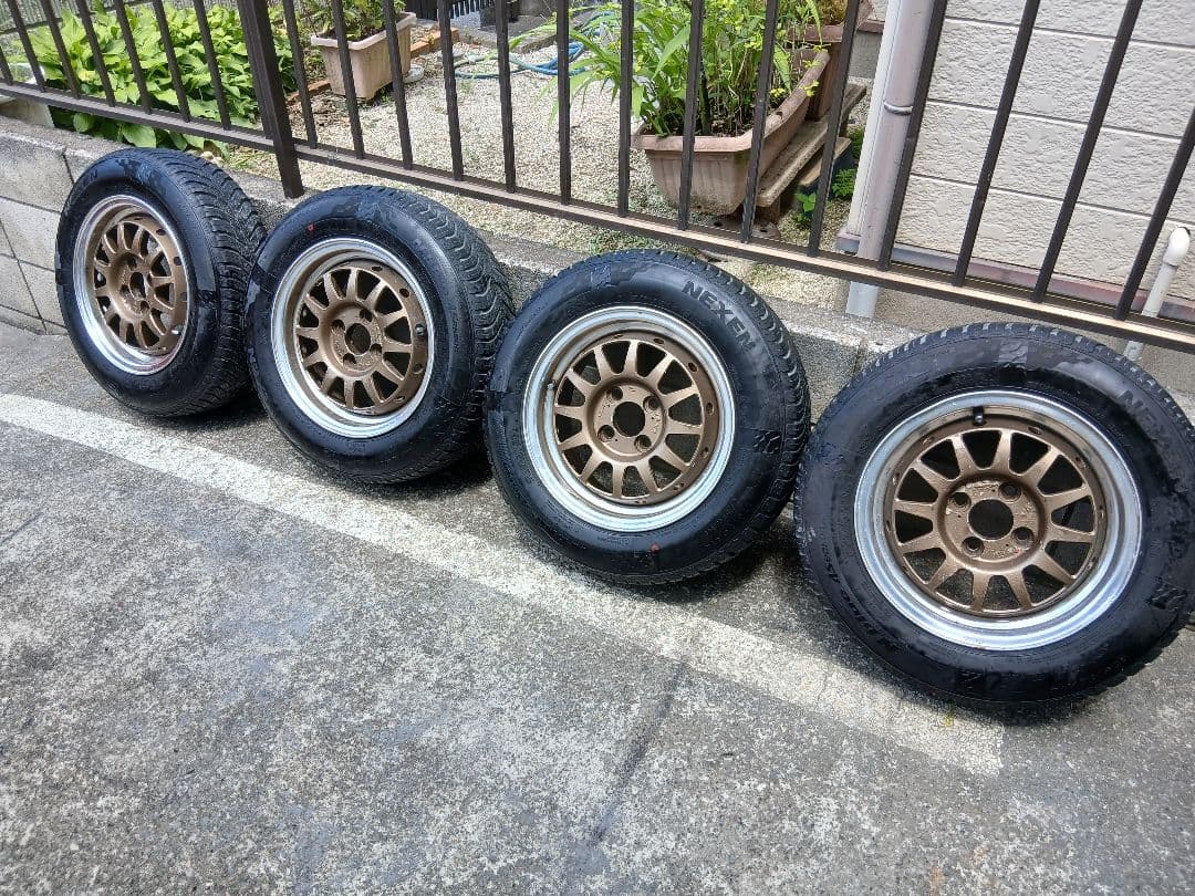 WEDS SPORTS クラゲ14インチホイールのみPCD100 4穴 4個