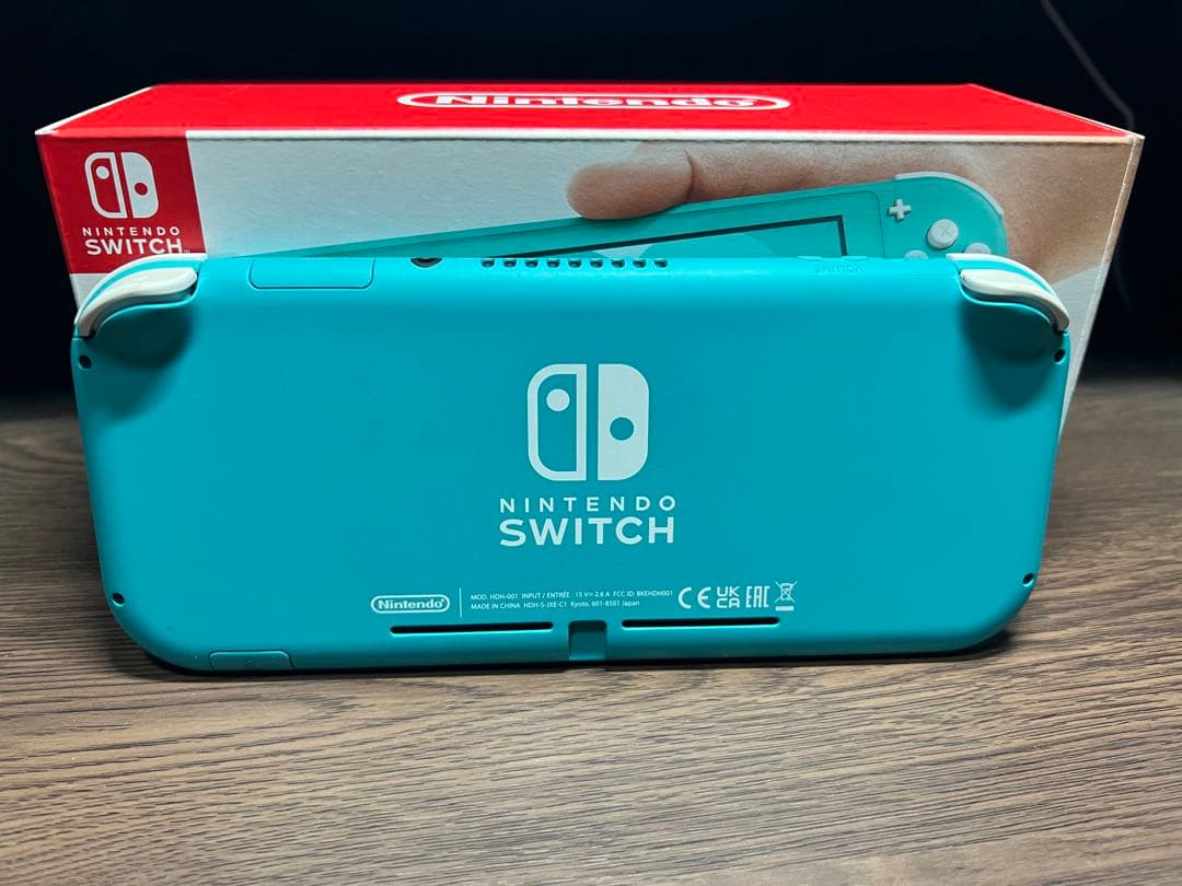 Nintendo Switch Lite ターコイズ 本体のみ 箱・オマケ付き - メルカリ