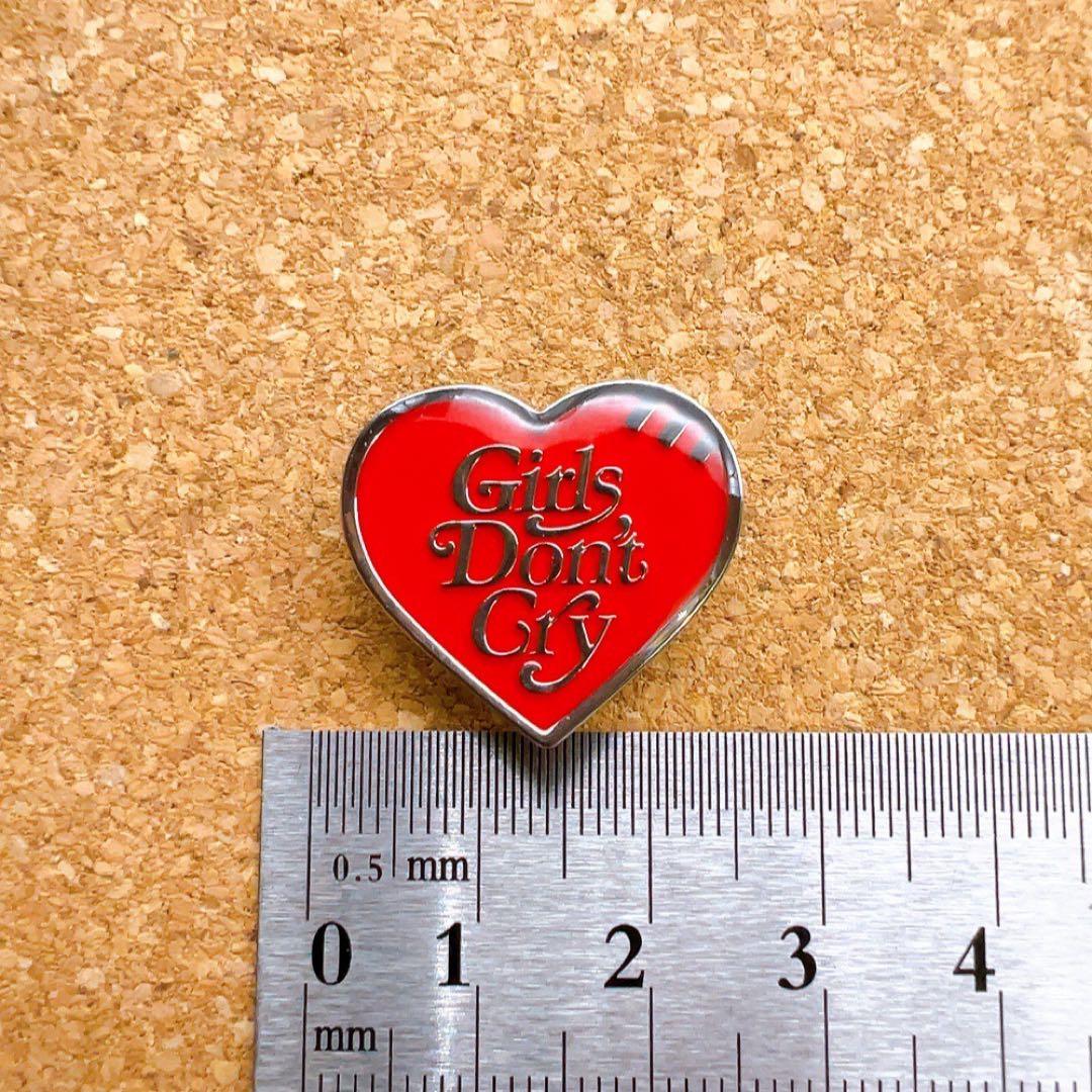 HUMAN MADE Girls Don't Cry ハート型 ピンズ pins - メルカリ