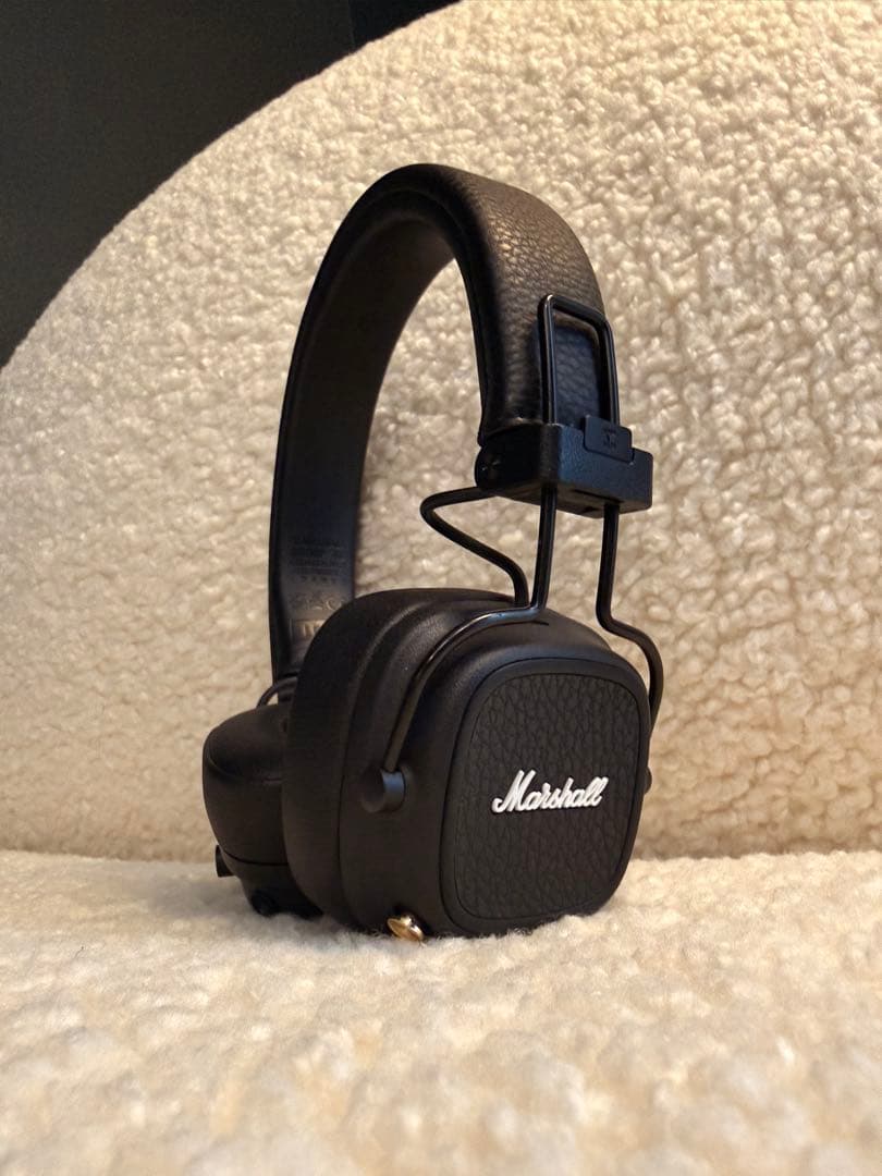 Marshall MAJORⅤ ワイヤレスヘッドホン ブラック Major V Black - オンイヤーヘッドホン | Marshall.com