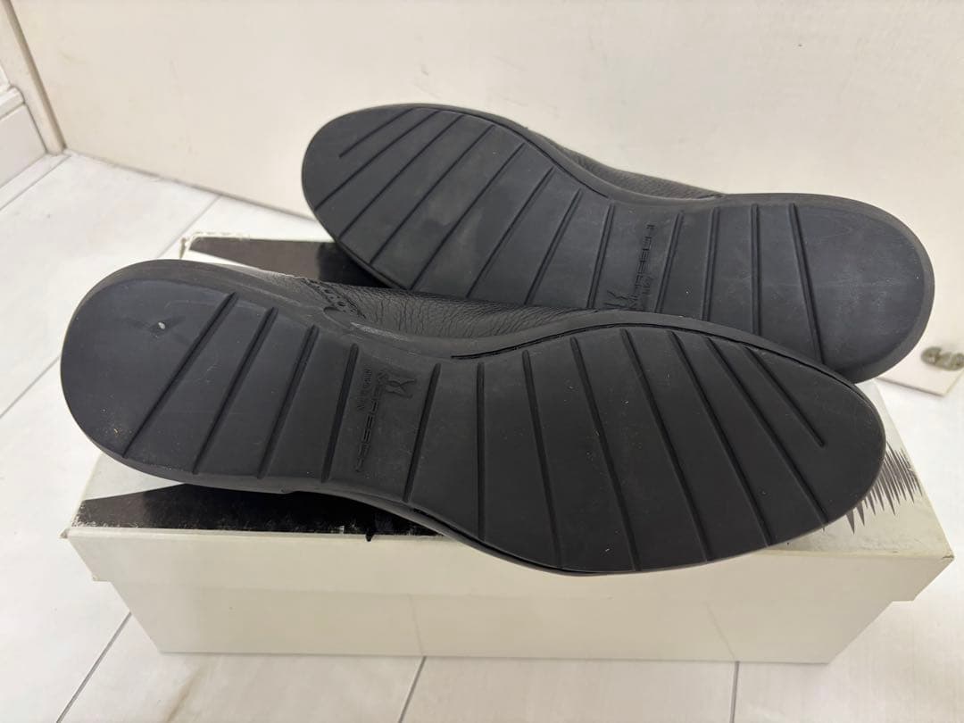SATOSHI 様専用:Moreschi モレスキー ブラック レザースニーカー