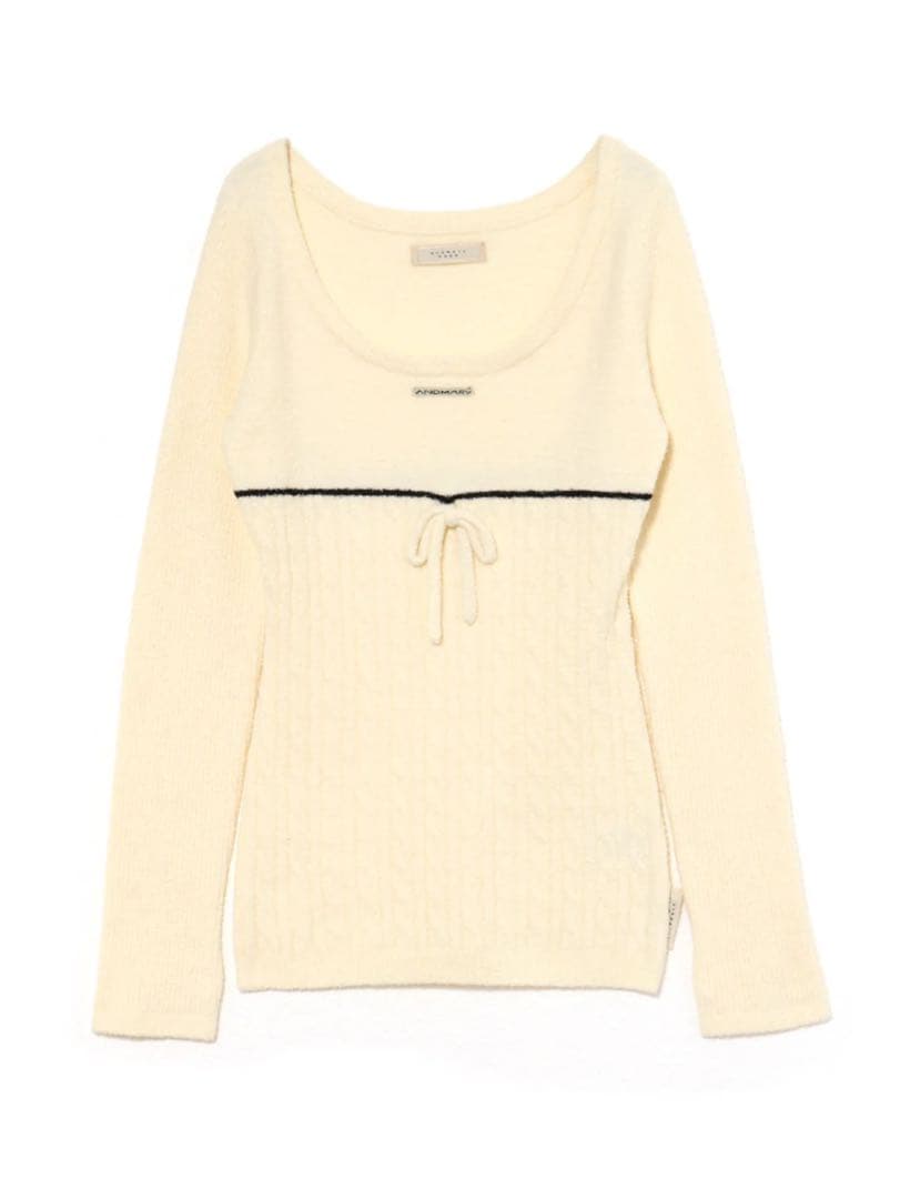 ルームウェア・パジャマ Sugar knit cable tops ivory andmary bebe Sugar knit cable tops