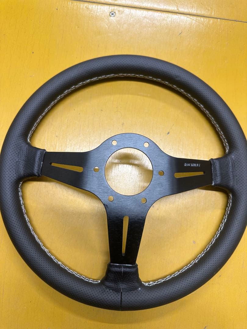 NARDI ナルディ ブラック レザー ステアリング - メルカリ