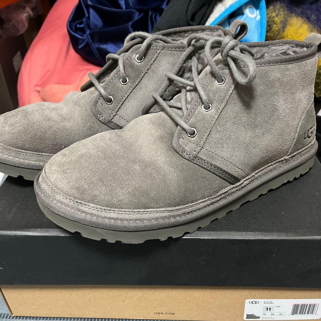 UGG M NEUMEL ムートンブーツ 29cm チャコール アグ UGG ニューメル ムートンブーツ （チャコール） - ファッション