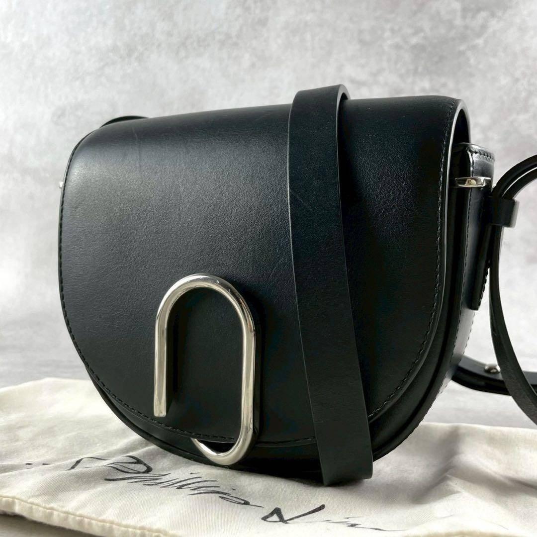 美品/保存袋付 フィリップリム レザー ショルダーバッグ フラップ