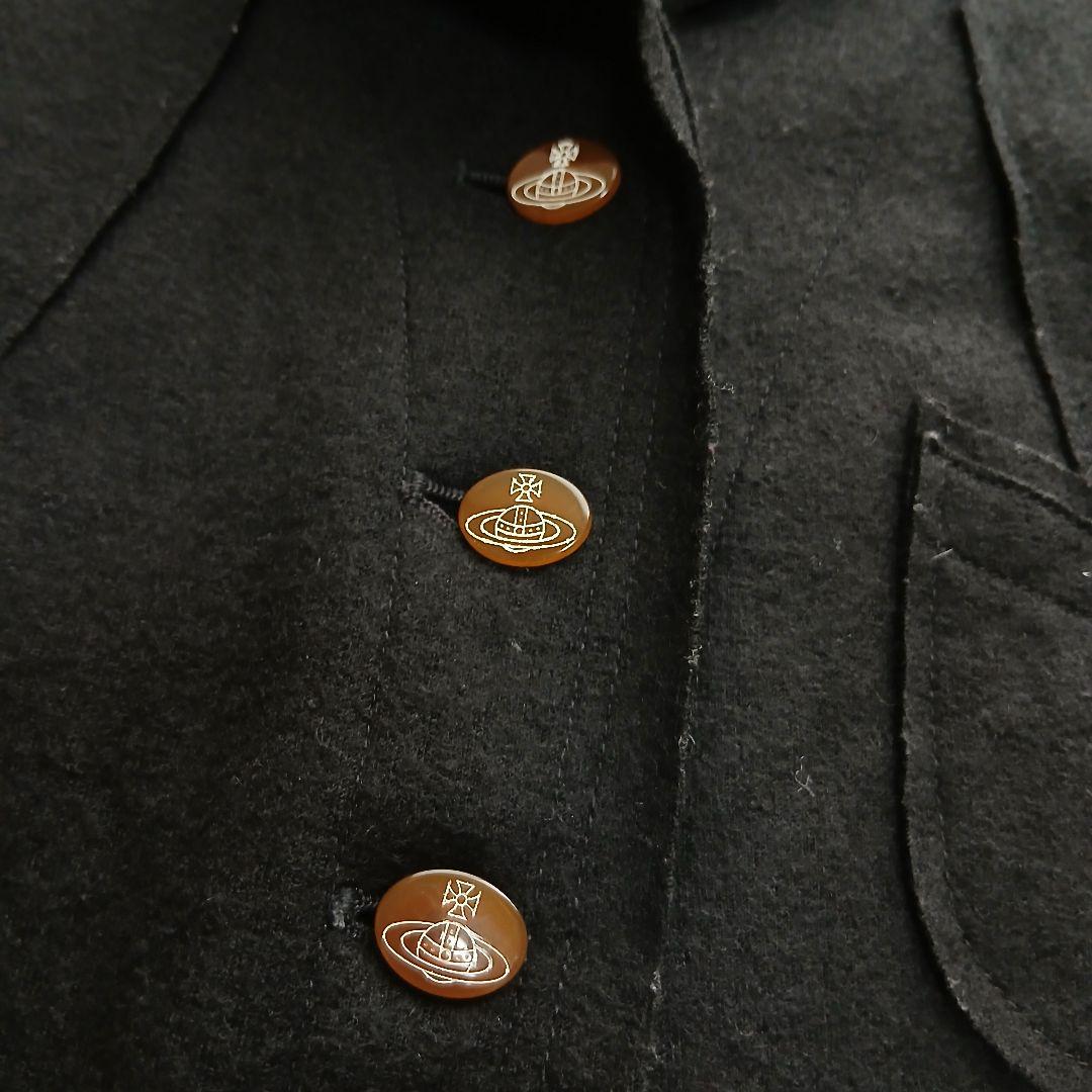 Vivienne Westwood】オーブ ウールギャバ チュニックワンピース - メルカリ