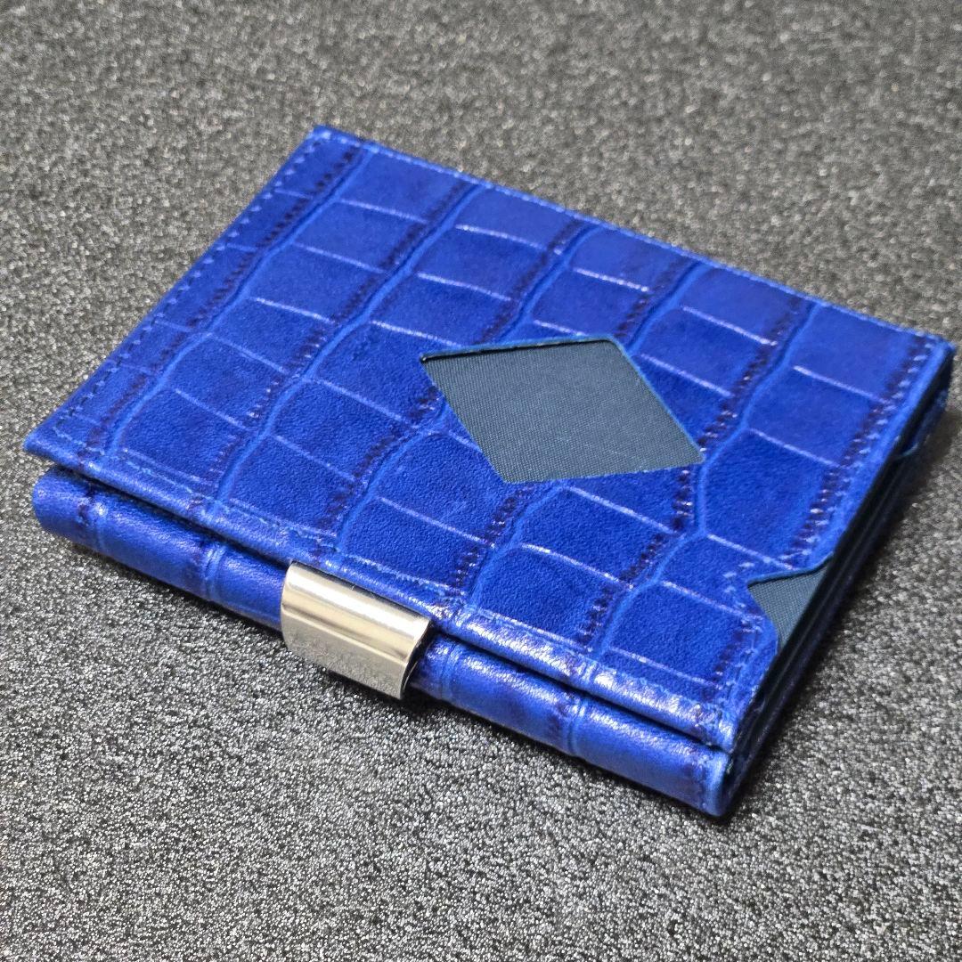 【EXENTRl】エキセントリ マルチウォレットカイマンブルー★ 楽天市場】EXENTRI MULTIWALLET (エキセントリ マルチウォレット