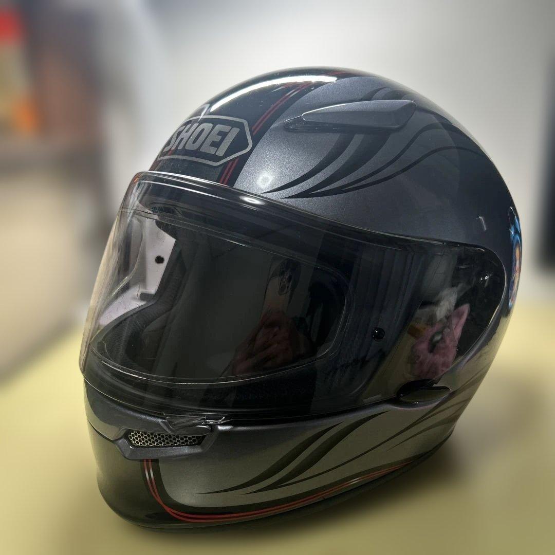 美品　SHOEI フルフェイスヘルメット グレー/ブラック　M 転倒歴なし 在庫限り】Z-8 GLEAM TC-5 BLACK/GREY フルフェイスヘルメット｜フル