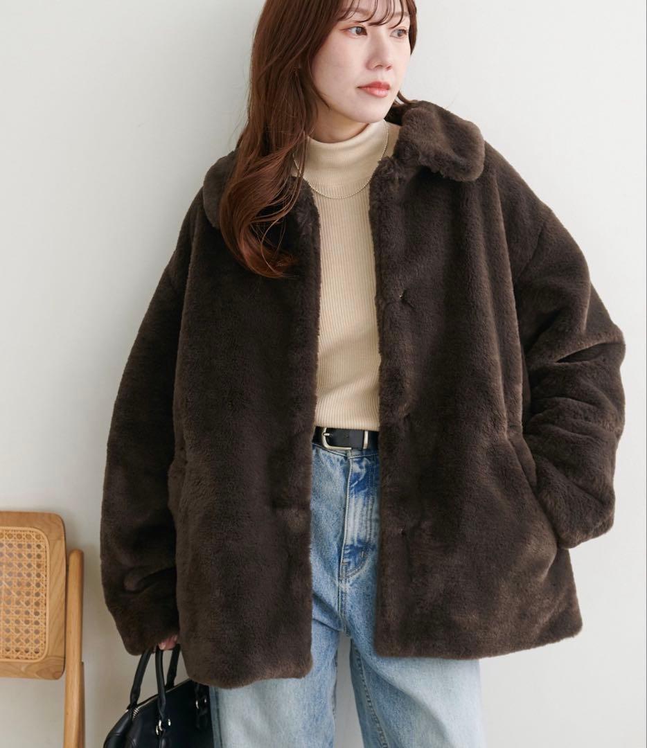 新品未使用【discoat】ファージャケットブラウンMサイズ Discoat｜ファージャケット | Rakuten Fashion(楽天ファッション／旧