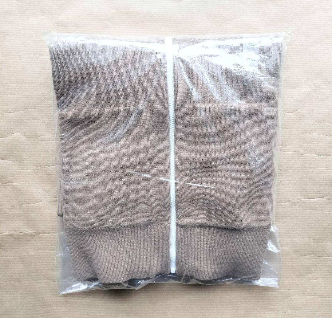 新品未使用】ユニクロCミラノリブフルジップカーディガン XL ベージュ